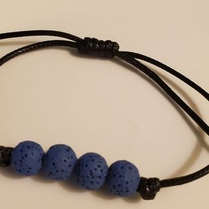2/$15 Essential Oil Lava Bead Bracelet NEW